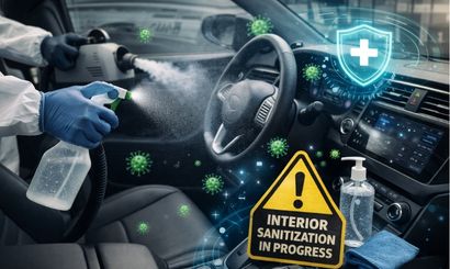 Interior car sanitization process